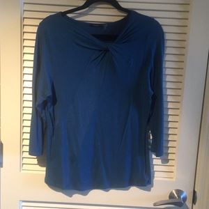 Tahari Blue Top